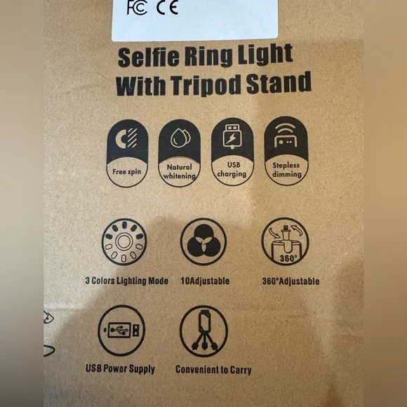 Ring Light with Tripod Stand NIB - Picture 3 of 7
